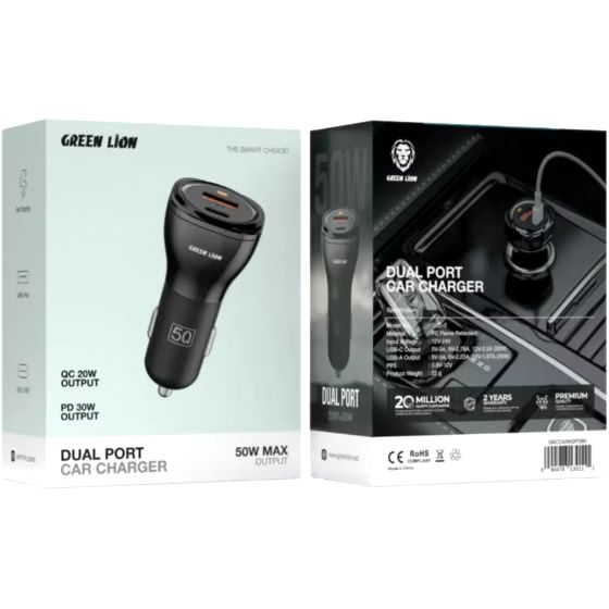 فندکی 50 وات گرین لاین همره با کابل 