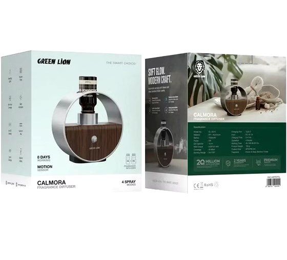 خوشبو کننده هوا گرین لاین مدل CALMORA رایحه گل و بامبو جنگلی عمیق